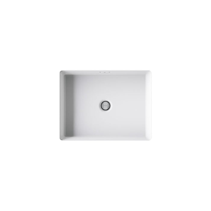 KOHLER K-2330-G Kathryn 19-3/4" rectangular undermount bathroom sink with glazed underside