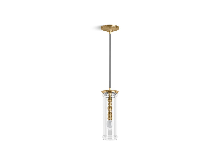 KOHLER K-23339-PE01 Damask 4" pendant, moderne brushed gold