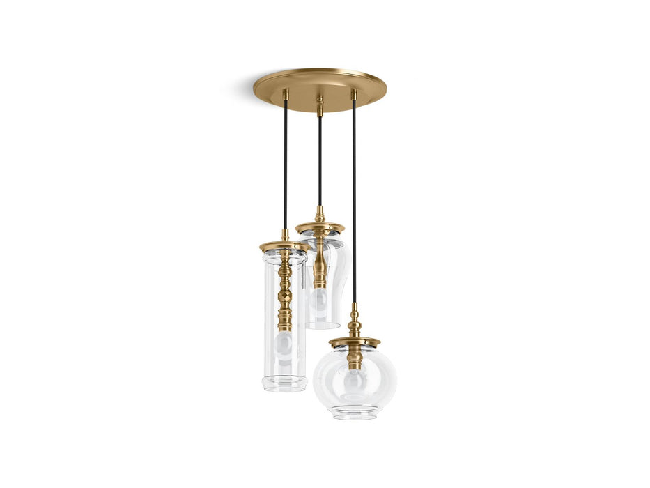 KOHLER K-23341-PE03 Damask 12" pendant
