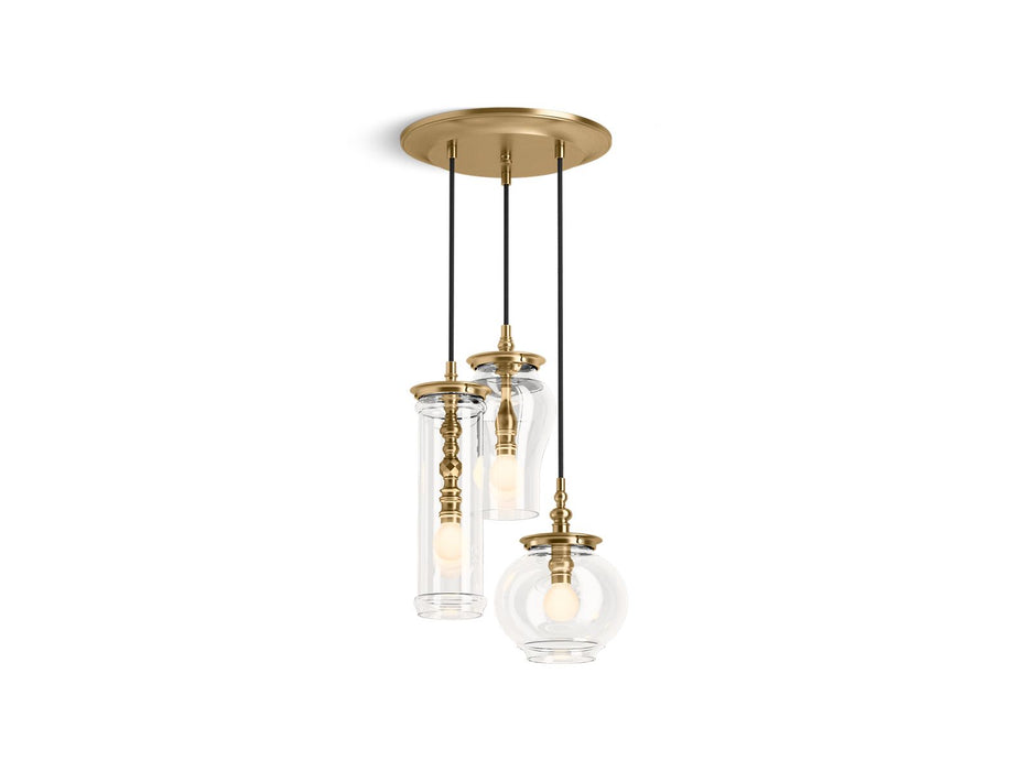 KOHLER K-23341-PE03 Damask 12" pendant