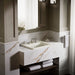 KOHLER K-2337-8 Memoirs 22-3/4" rectangular drop-in bathroom sink, biscuit - view 4