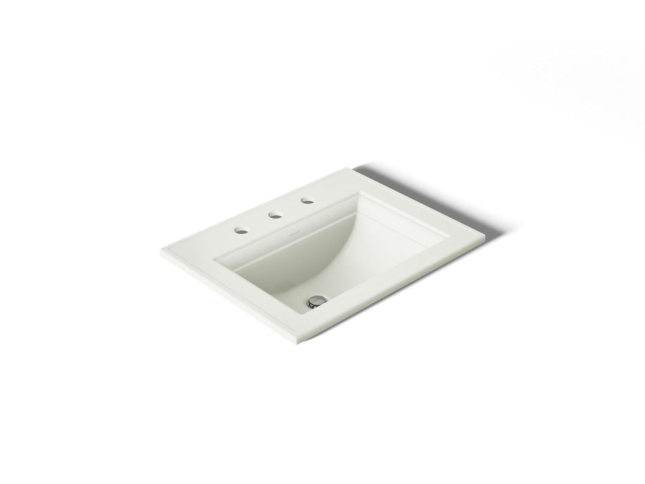 KOHLER K-2337-8 Memoirs 22-3/4" rectangular drop-in bathroom sink, dune
