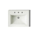 KOHLER K-2337-8 Memoirs 22-3/4" rectangular drop-in bathroom sink, dune - view 3