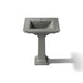 angled front view, not straight-on, 1-point perspective