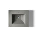 KOHLER K-2344-1 Memoirs 25" rectangular pedestal bathroom sink, thunder grey - view 3