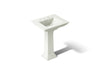 KOHLER K-2344-8 Memoirs Stately Pedestal Sink Combination with 8" Widespread, dune