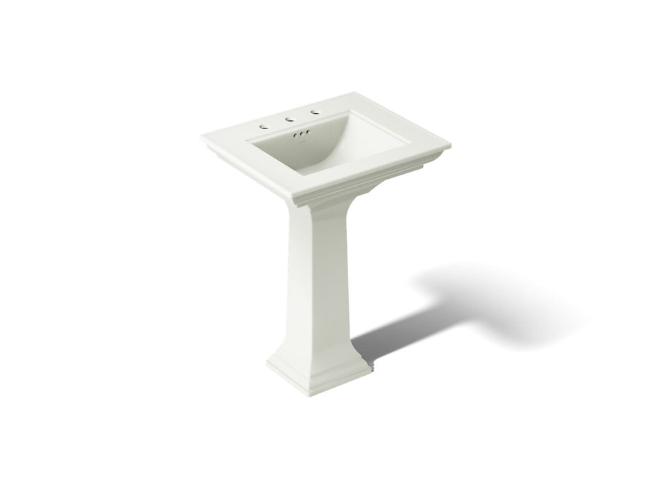 KOHLER K-2344-8 Memoirs Stately Pedestal Sink Combination with 8" Widespread, dune