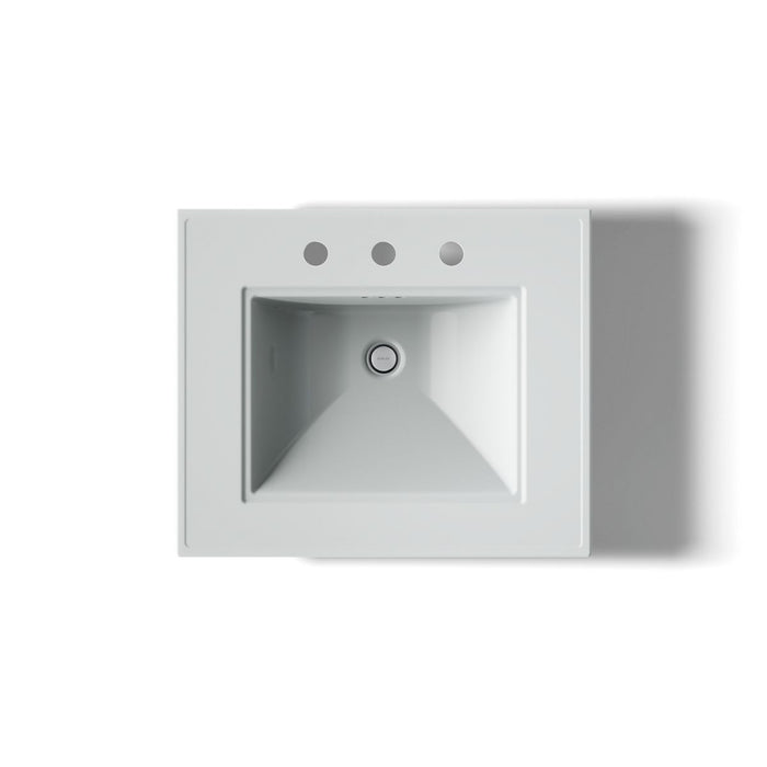 KOHLER K-2344-8 Memoirs Stately Pedestal Sink Combination with 8" Widespread, ice grey - view 3