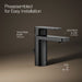 KOHLER K-23472-4 Parallel Single-handle bathroom sink faucet, 1.2 gpm, matte black - view 3