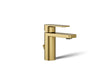KOHLER K-23472-4 Parallel Single-handle bathroom sink faucet, 1.2 gpm, vibrant brushed moderne brass