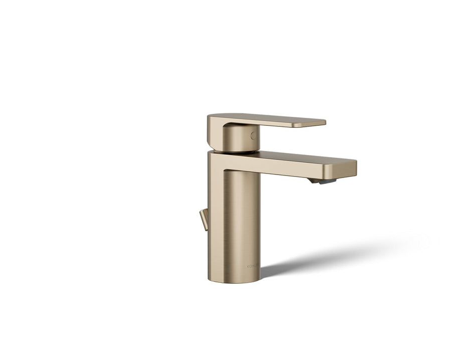 KOHLER K-23472-4K Parallel Single-handle bathroom sink faucet, 1.0 gpm, vibrant brushed bronze