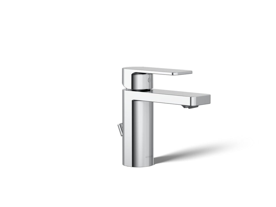 KOHLER K-23472-4N Parallel Single-handle bathroom sink faucet, 0.5 gpm, polished chrome