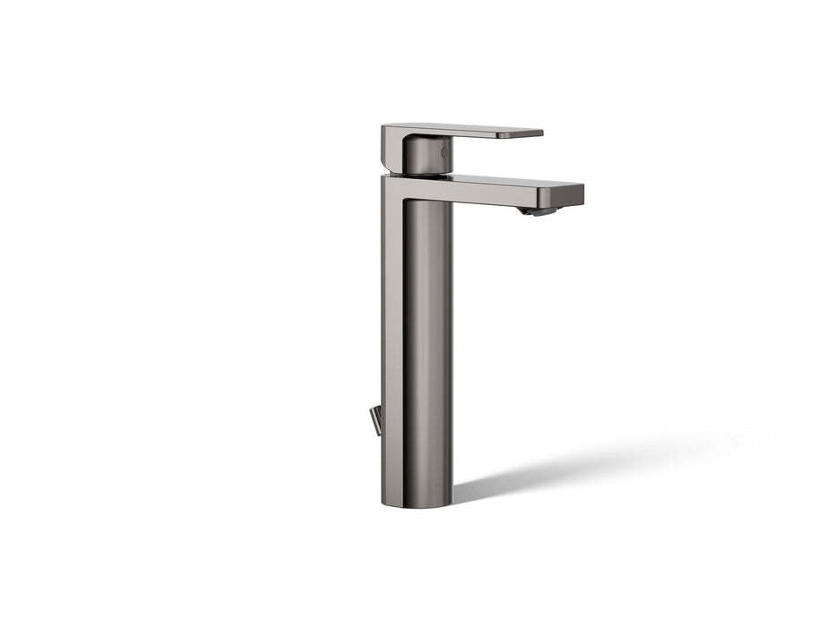 KOHLER K-23475-4 Parallel Tall single-handle bathroom sink faucet, 1.2 gpm
