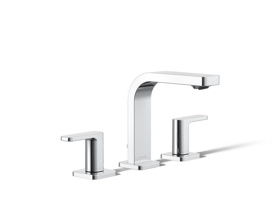KOHLER K-23484-4 Parallel Widespread bathroom sink faucet, 1.2 gpm