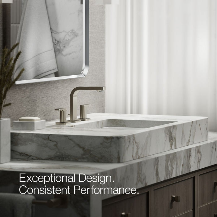 KOHLER K-23484-4 Parallel Widespread bathroom sink faucet, 1.2 gpm