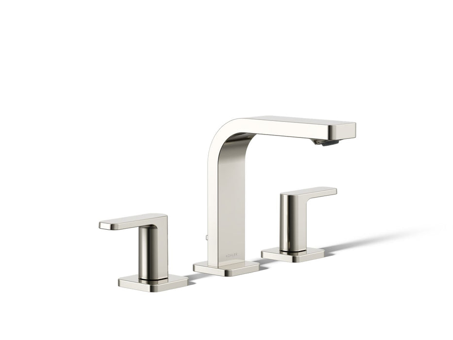 KOHLER K-23484-4 Parallel Widespread bathroom sink faucet, 1.2 gpm
