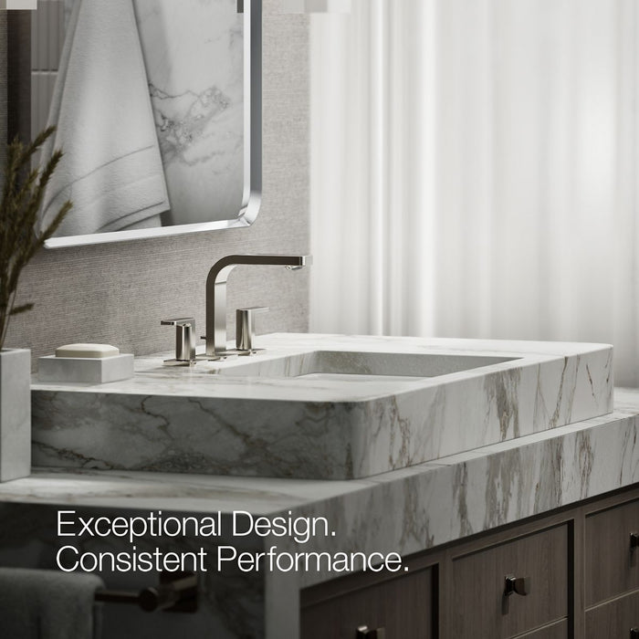 KOHLER K-23484-4 Parallel Widespread bathroom sink faucet, 1.2 gpm