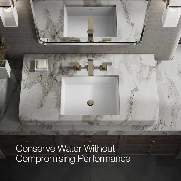KOHLER K-23484-4K Parallel Widespread bathroom sink faucet, 1.0 gpm, vibrant brushed bronze - view 3