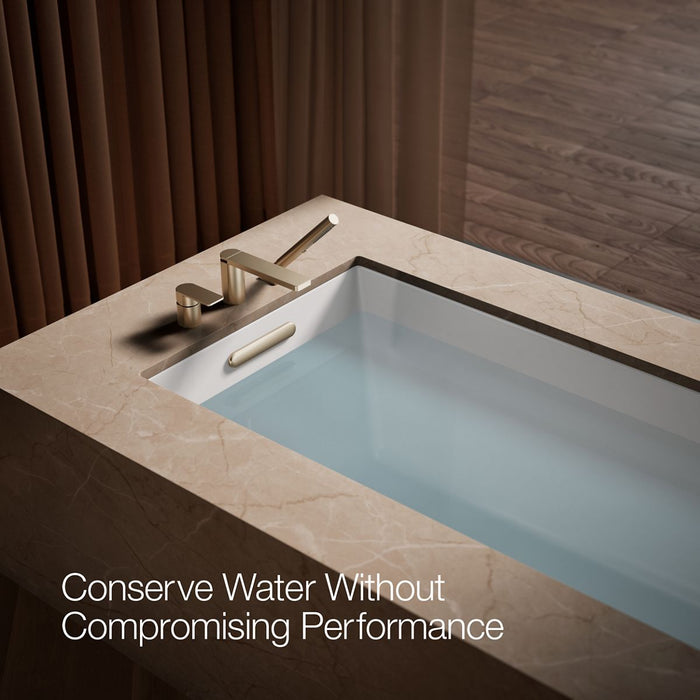 KOHLER K-23488-4 Parallel Deck-mount bath faucet with handshower, vibrant brushed bronze - view 4