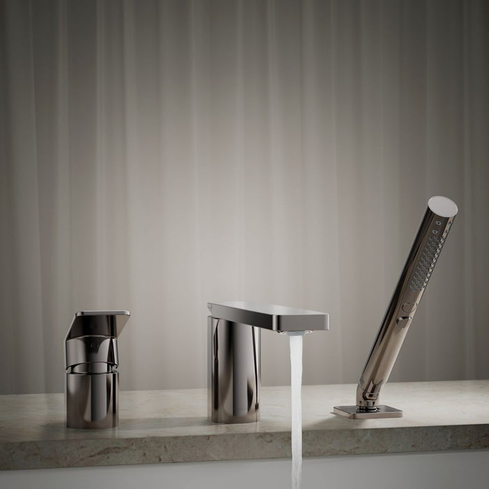 KOHLER K-23488-4 Parallel Deck-mount bath faucet with handshower