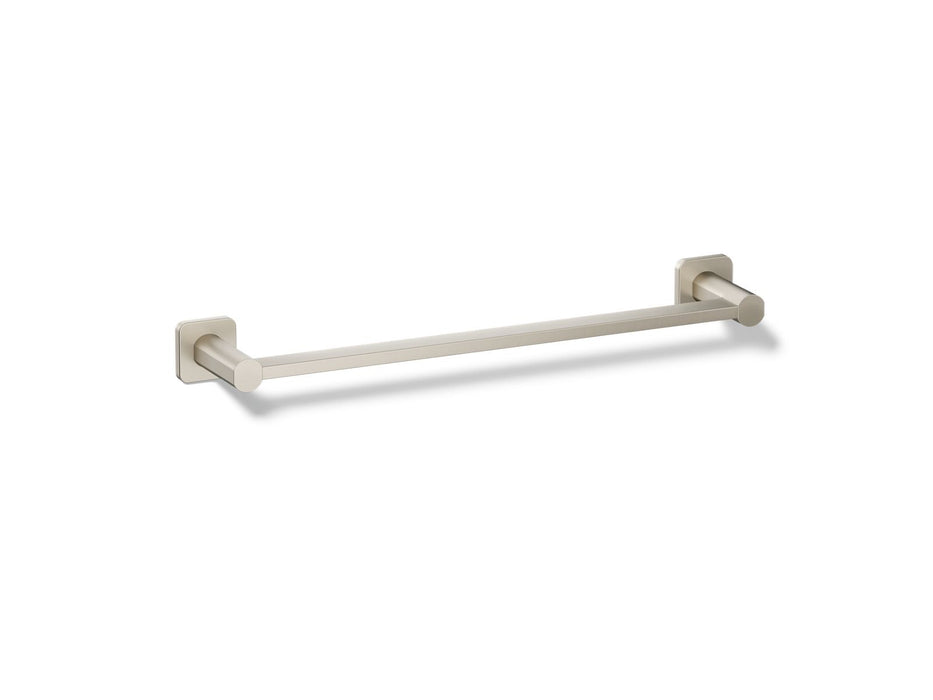 KOHLER K-23524 Parallel 18" towel bar, vibrant brushed nickel