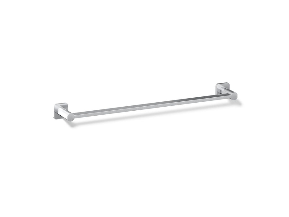 KOHLER K-23525 Parallel 24" towel bar, polished chrome