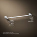 KOHLER K-23525 Parallel 24" towel bar, polished chrome - view 4