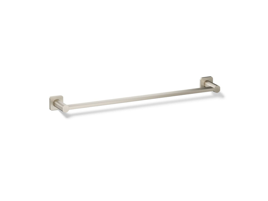 KOHLER K-23525 Parallel 24" towel bar, vibrant brushed nickel
