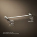 KOHLER K-23525 Parallel 24" towel bar, vibrant polished nickel - view 4