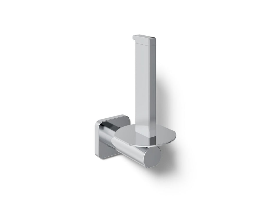 KOHLER K-23527 Parallel Vertical toilet paper holder, polished chrome