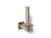 KOHLER K-23527 Parallel Vertical toilet paper holder, vibrant brushed bronze