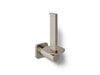 KOHLER K-23527 Parallel Vertical toilet paper holder, vibrant brushed nickel