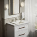 KOHLER K-2356-1 Archer 22-3/4" rectangular drop-in bathroom sink, biscuit - view 4