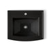 KOHLER K-2356-1 Archer 22-3/4" rectangular drop-in bathroom sink, black black - view 3