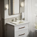 KOHLER K-2356-4 Archer 22-3/4" rectangular drop-in bathroom sink, biscuit - view 3
