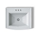 KOHLER K-2356-4 Archer 22-3/4" rectangular drop-in bathroom sink, ice grey - view 3