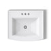 KOHLER K-2356-4 Archer 22-3/4" rectangular drop-in bathroom sink, white - view 3