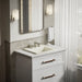 KOHLER K-2356-8 Archer 22-3/4" rectangular drop-in bathroom sink, biscuit - view 4