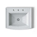 KOHLER K-2356-8 Archer 22-3/4" rectangular drop-in bathroom sink, ice grey - view 3