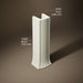 KOHLER K-2357 Archer Pedestal only, biscuit - view 3