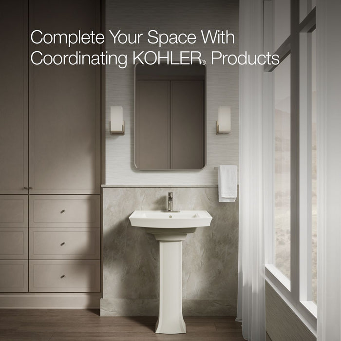 KOHLER K-2357 Archer Pedestal only, biscuit - view 5