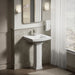 KOHLER K-2357 Archer Pedestal only, white - view 2