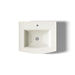 KOHLER K-2358-1 Archer 24" rectangular pedestal bathroom sink, biscuit - view 4