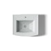 KOHLER K-2358-1 Archer 24" rectangular pedestal bathroom sink, ice grey - view 3