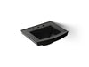 KOHLER K-2358-8 Archer 24" rectangular pedestal bathroom sink, black black
