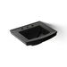 KOHLER K-2358-8 Archer 24" rectangular pedestal bathroom sink, black black - view 4