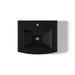 KOHLER K-2359-1 Archer 24" Rectangular Pedestal Bathroom Sink, Black Black - top view of product