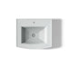 KOHLER K-2359-1 Archer 24" Rectangular Pedestal Bathroom Sink, Ice Grey - top view of product