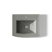 KOHLER K-2359-1 Archer 24" Rectangular Pedestal Bathroom Sink, Thunder Grey - top view of product