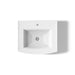 KOHLER K-2359-1 Archer 24" Rectangular Pedestal Bathroom Sink, White - top view of product